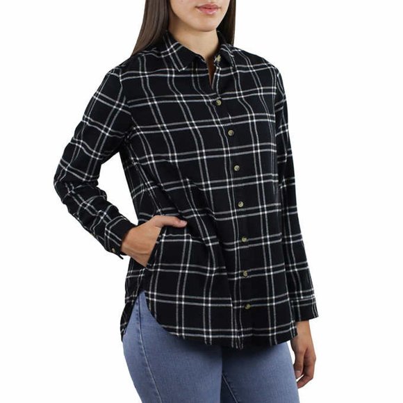 JACHS Girlfriend Ladies' Flannel Shirt - Picture 1 of 6